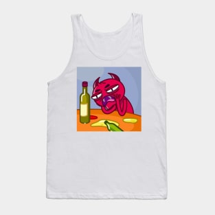 The Red Devil is a drunkard Tank Top